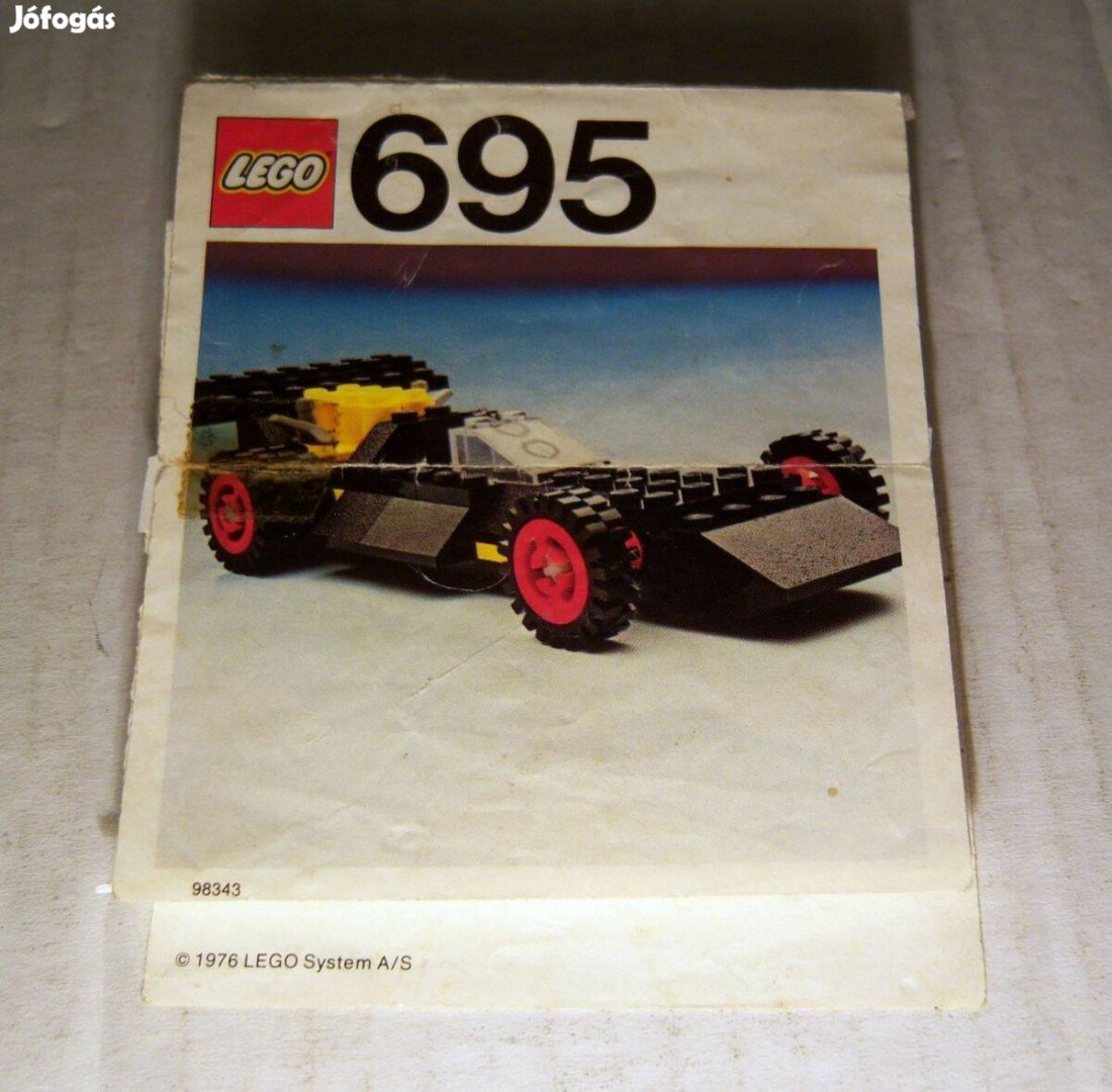 LEGO Leírás 695 (1976) (98343) sérült