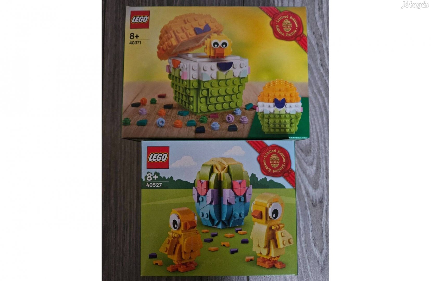 LEGO Limitált Seasonal Húsvéti tojás 40371 Húsvéti csibék 40527 új!