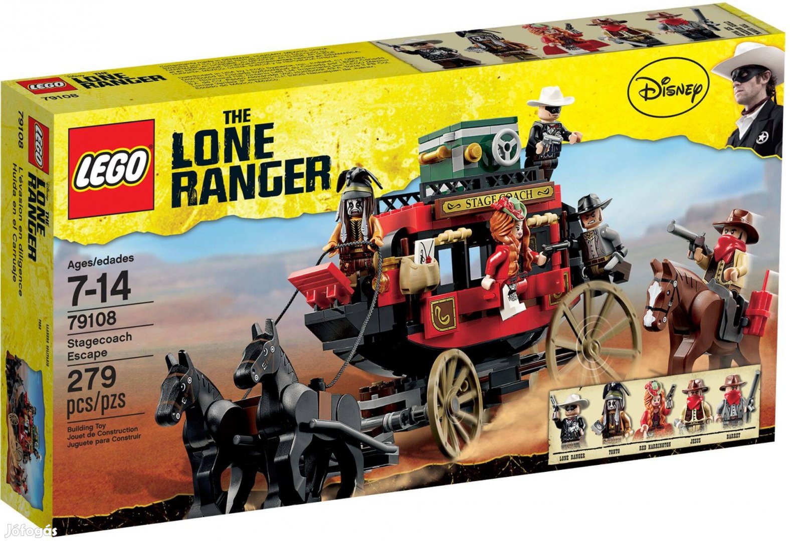 LEGO Lone Ranger 79108 Stagecoach Escape bontatlan, új