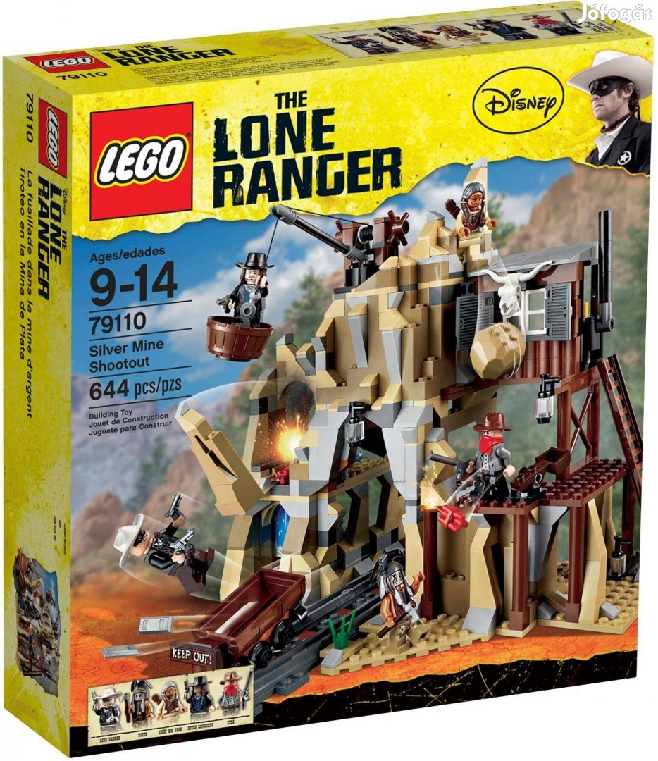 LEGO Lone Ranger 79110 Silver Mine Shootout bontatlan, új