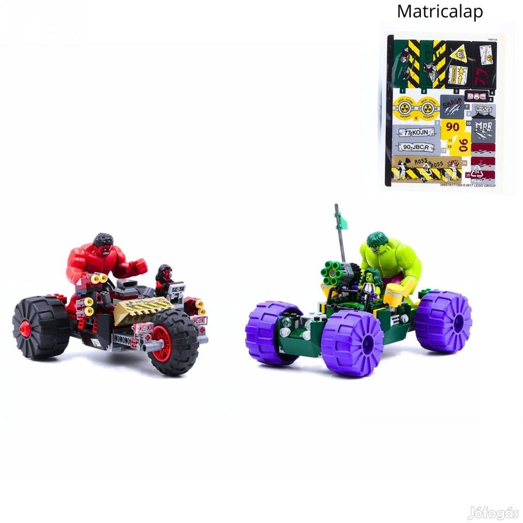 LEGO MARVEL 76078 Hulk és Vörös Hulk összecsapása - 76078