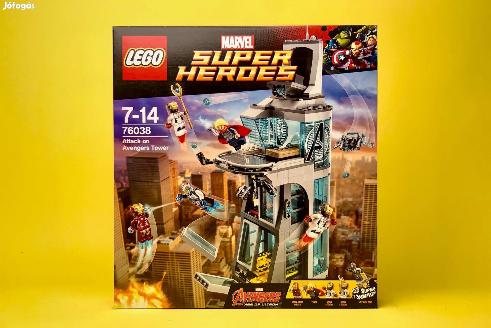 LEGO Marvel 76038 Attack on Avengers Tower, Uj, Bontatlan
