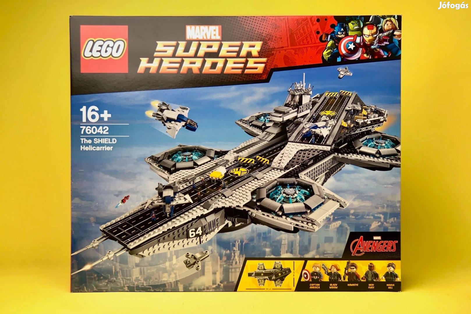 LEGO Marvel 76042 The Shield Helicarrier, Új, Bontatlan