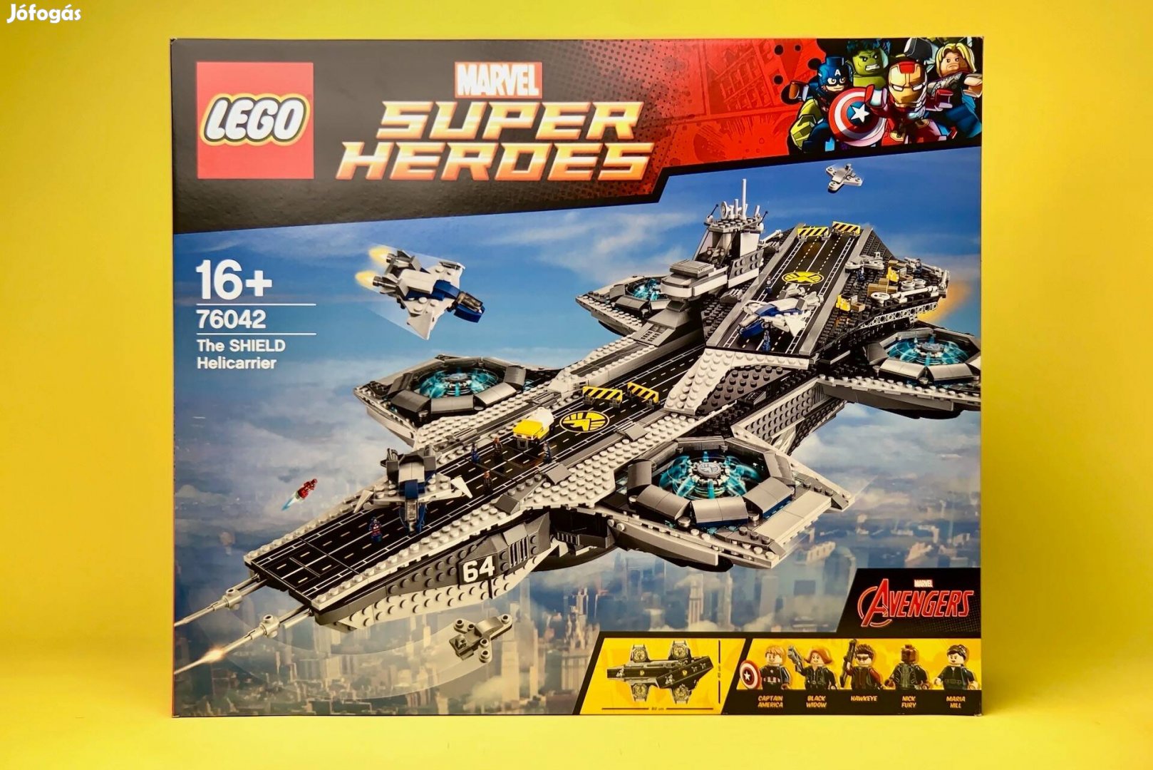 LEGO Marvel 76042 The Shield Helicarrier, Új, Bontatlan