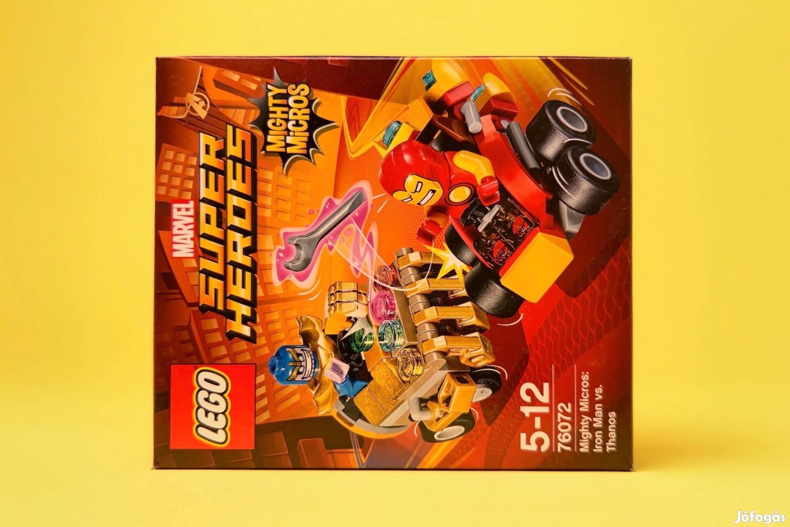 LEGO Marvel 76072 Mighty Micros Iron Man vs. Thanos, Új, Bontatlan