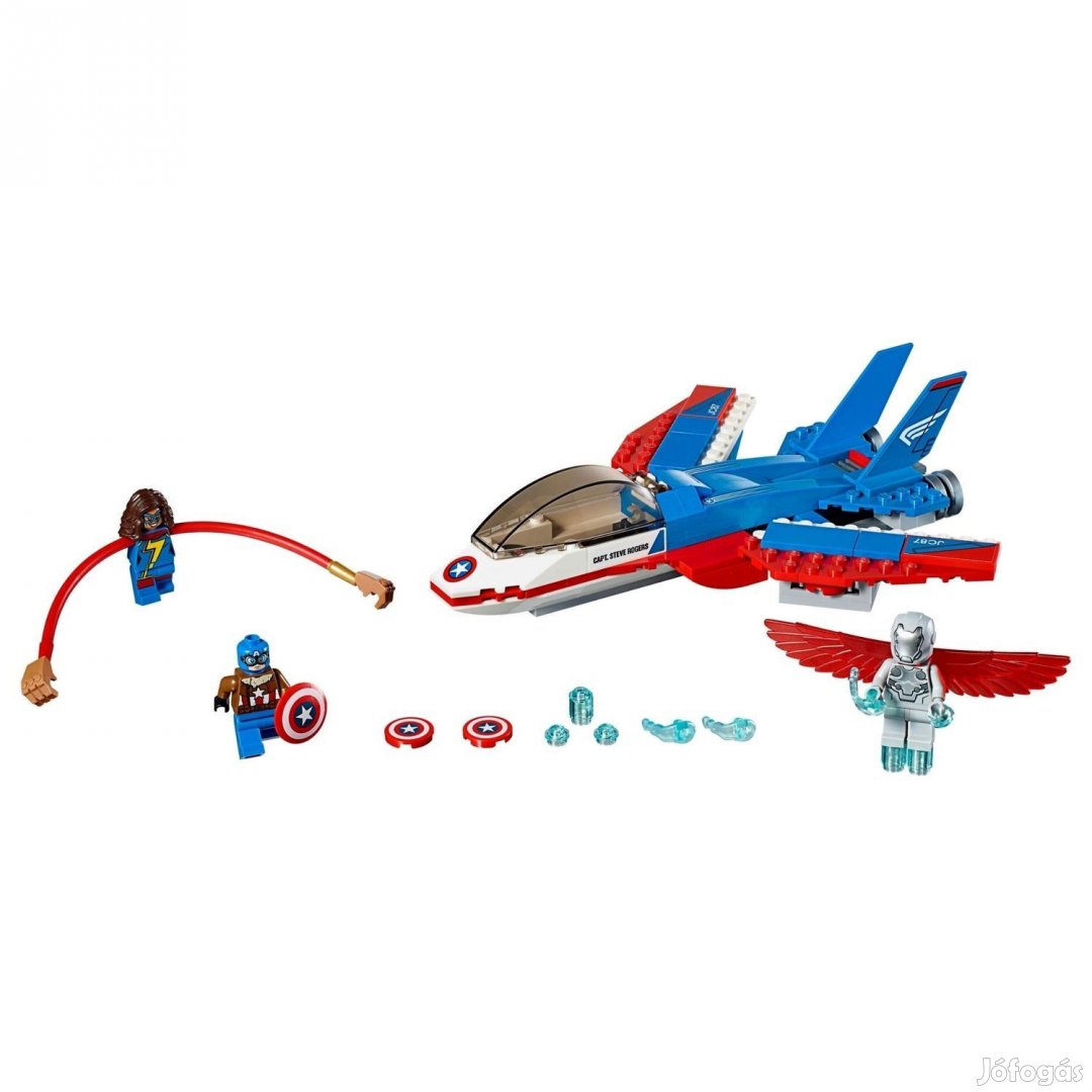 LEGO Marvel 76076 Amerika kapitány - Küldetés a sugárhajtású