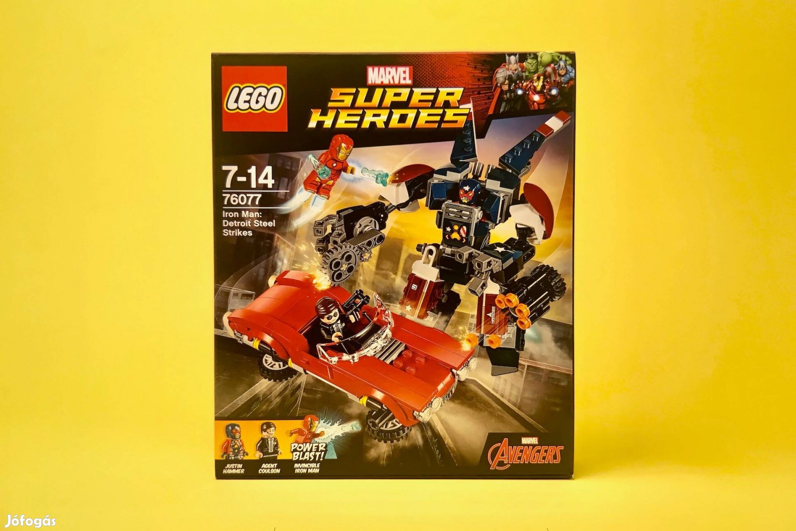LEGO Marvel 76077 Iron Man Detroit Steel Strikes, Új, Bontatlan