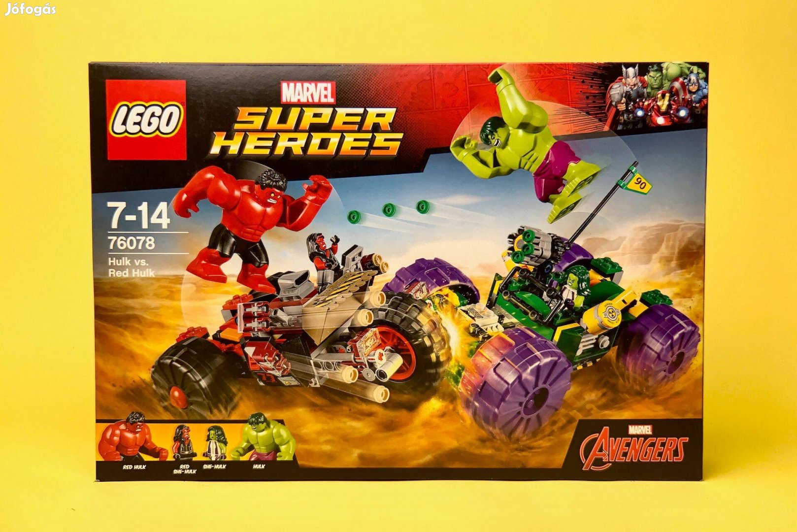 LEGO Marvel 76078 Hulk vs. Red Hulk, Új, Bontatlan