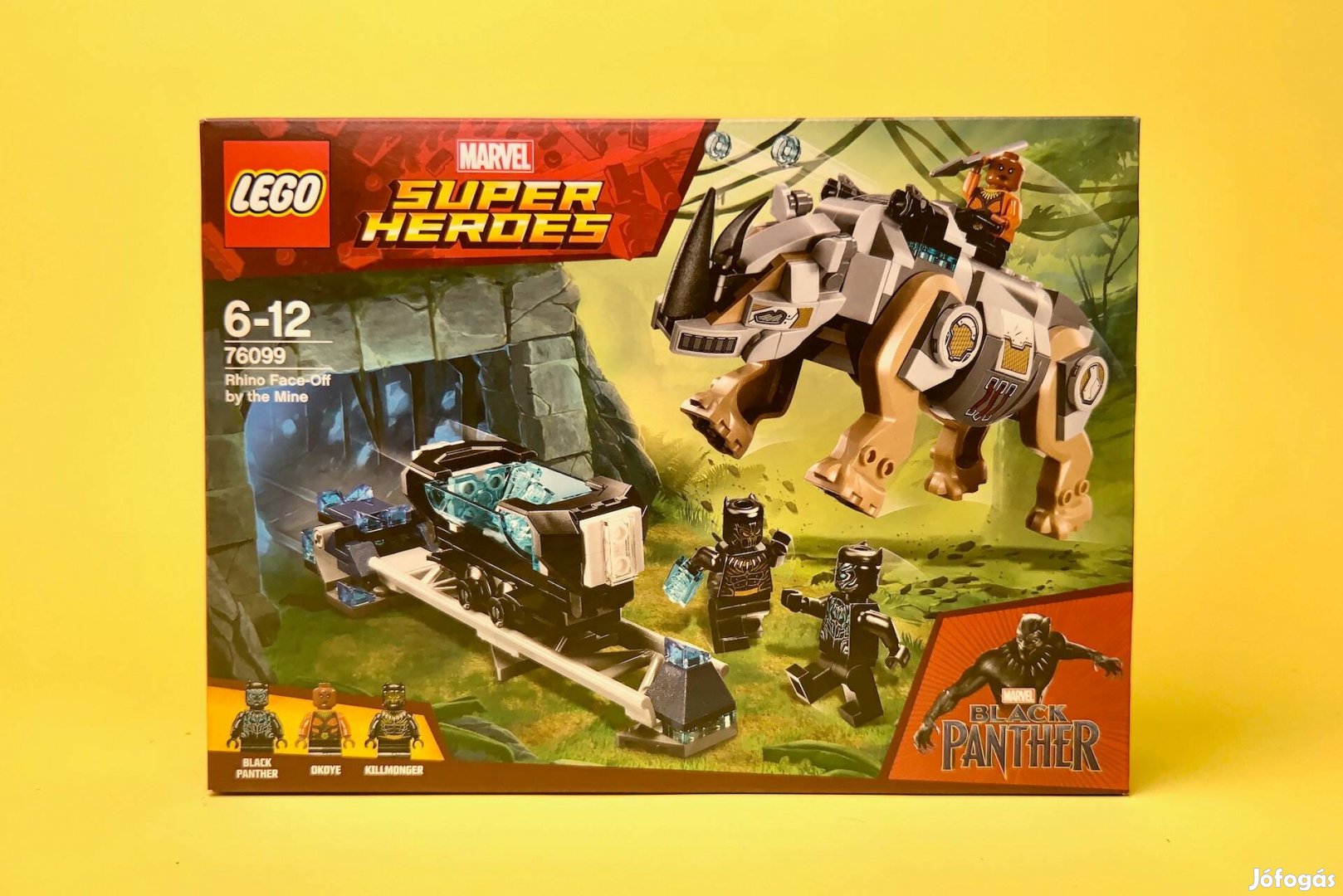 LEGO Marvel 76099 Rhino Face-Off by the Mine, Uj, Bontatlan