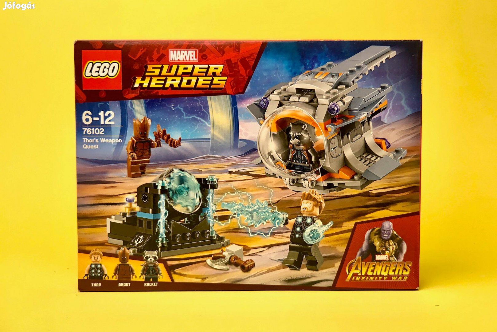 LEGO Marvel 76102 Thor's Weapon Quest, Új, Bontatlan