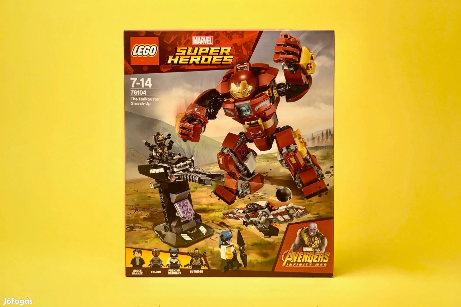 LEGO Marvel 76104 The Hulkbuster Smash-Up, Új, Bontatlan