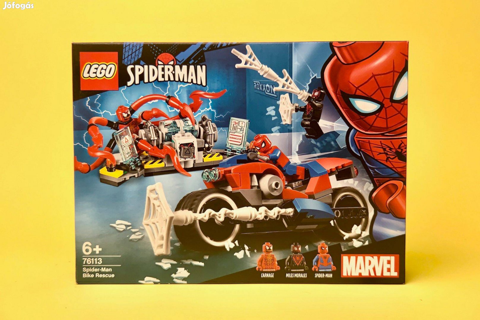 LEGO Marvel 76113 Spider-Man Bike Rescue, Új, Bontatlan