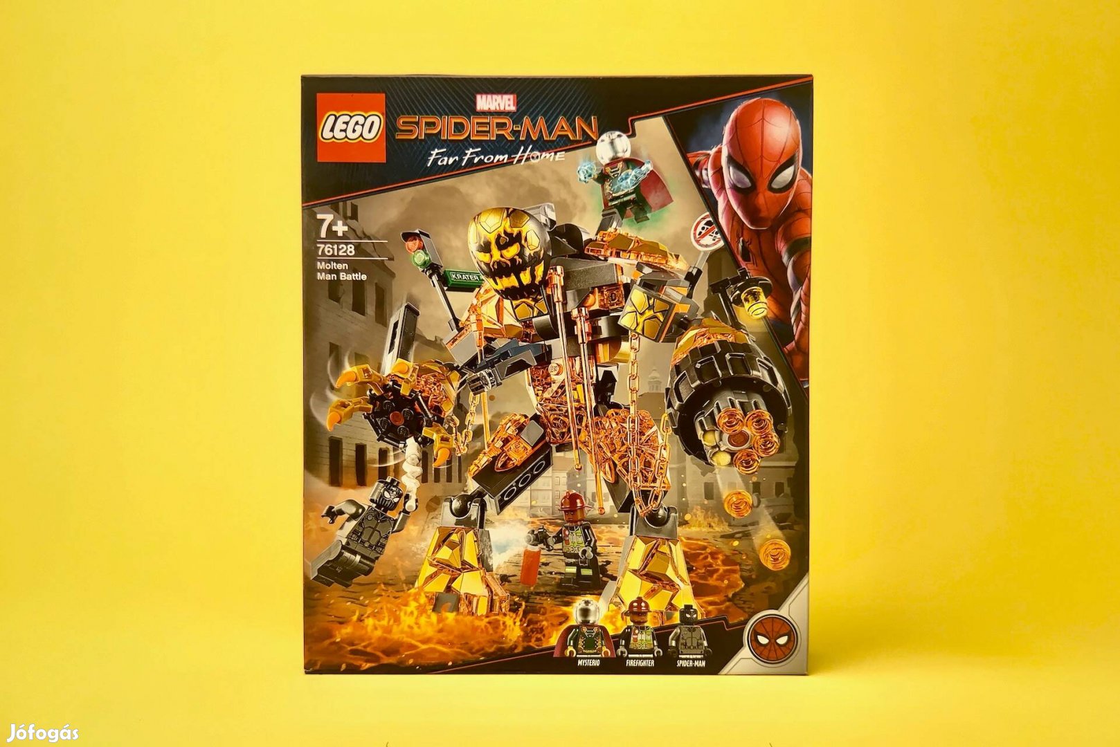 LEGO Marvel 76128 Molten Man Battle, Új, Bontatlan