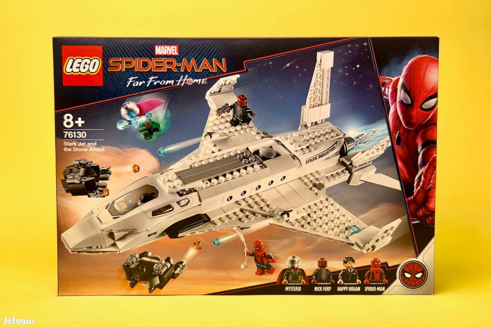 LEGO Marvel 76130 Stark Jet and the Drone Attack, Uj, Bontatlan