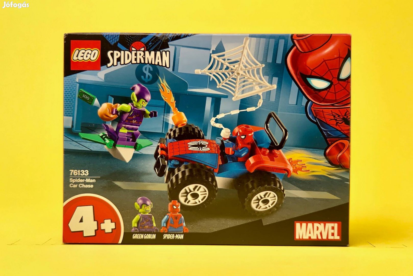 LEGO Marvel 76133 Spider-Man Car Chase, Új, Bontatlan