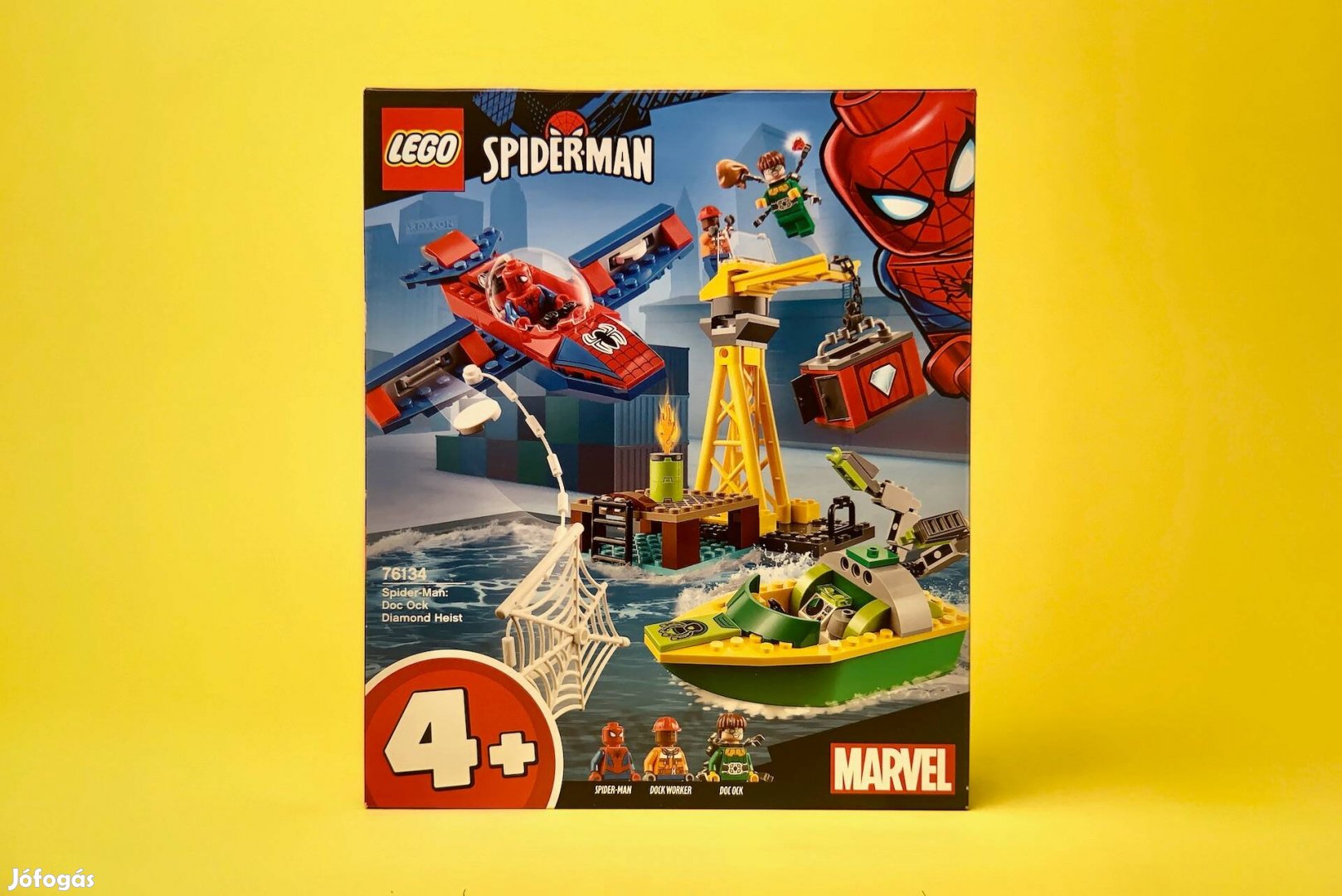 LEGO Marvel 76134 Spider-Man Doc Ock Diamond Heist, Új, Bontatlan