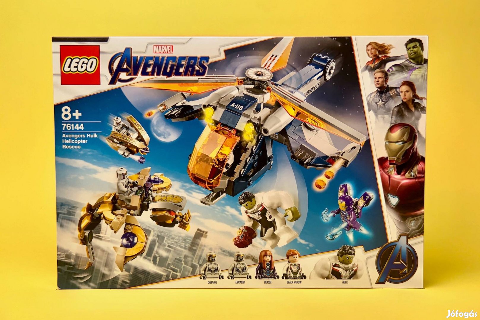 LEGO Marvel 76144 Avengers Hulk Helicopter Rescue, Uj, Bontatlan