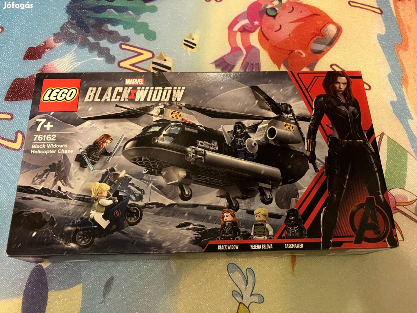 LEGO Marvel 76162 - A Fekete Özvegy helikopteres üldözése (új, bontatl