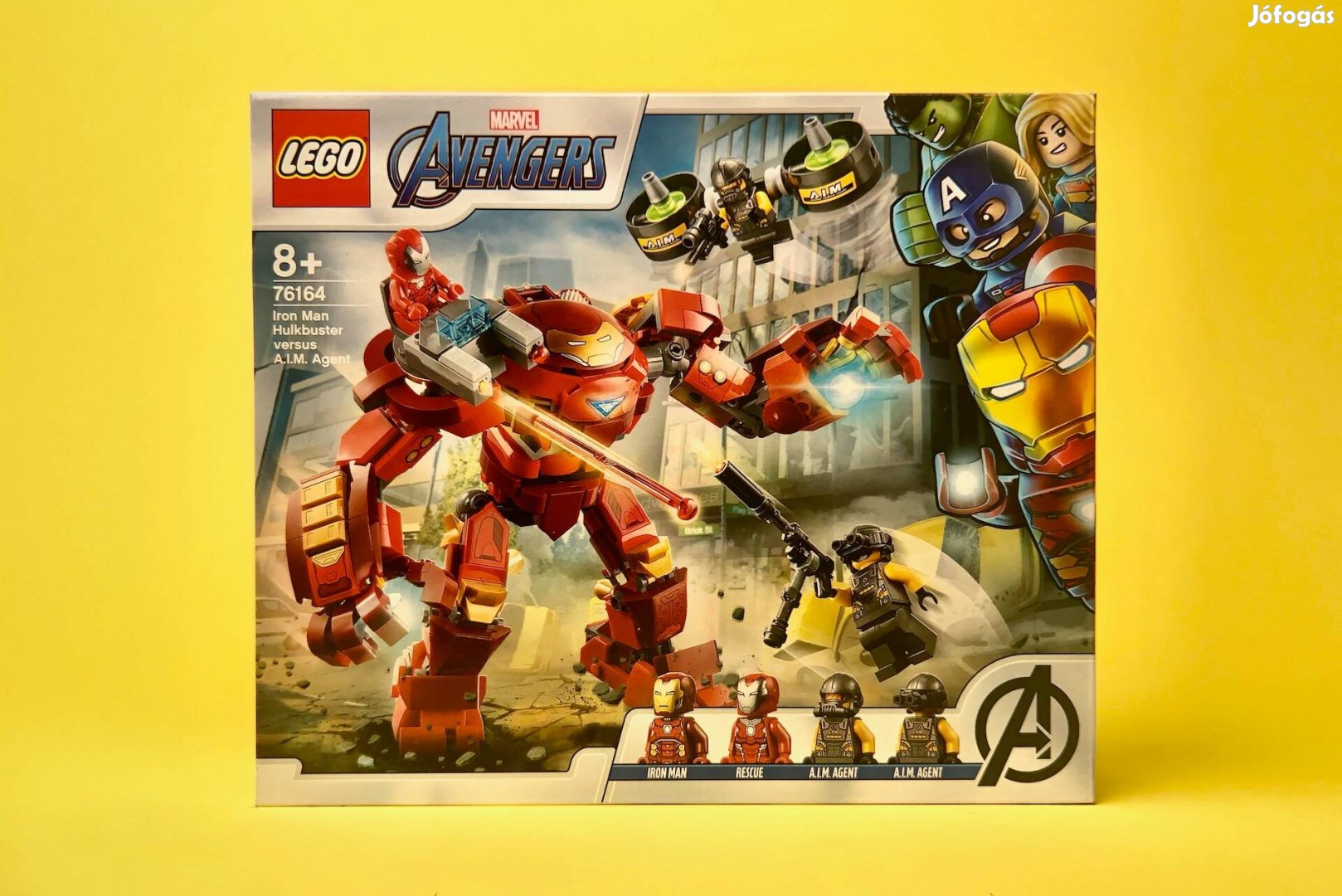 LEGO Marvel 76164 Iron Man Hulkbuster vs A.I.M. Agent, Új, Bontatlan