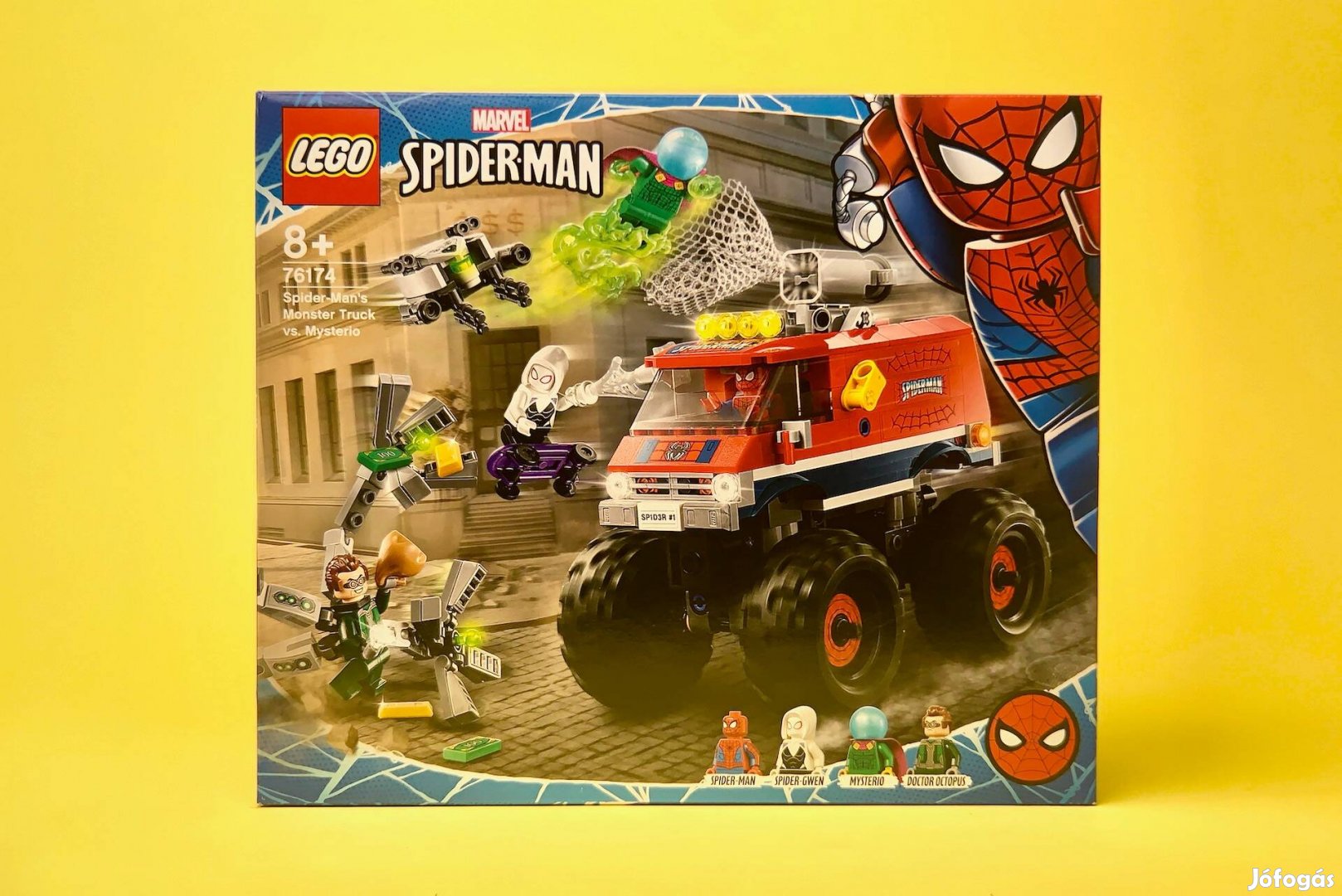 LEGO Marvel 76174 Spider-Man's Monster Truck vs Mysterio, Új, Bontatan