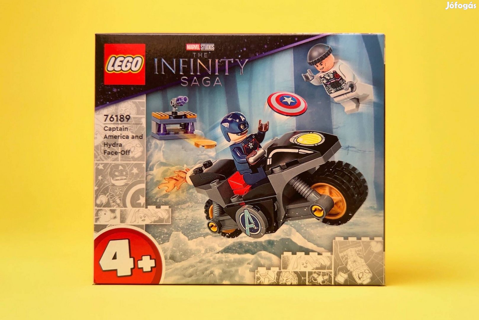 LEGO Marvel 76189 Captain America and Hydra Face-Off, Új, Bontatlan