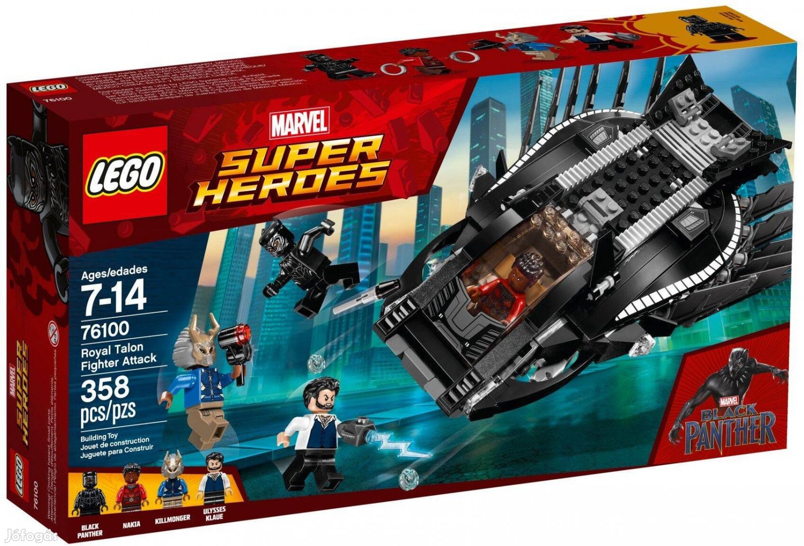 LEGO Marvel Super Heroes 76100 Royal Talon Fighter Attack új, bontatla