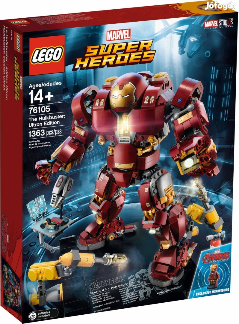 LEGO Marvel Super Heroes 76105 The Hulkbuster: Ultron Edition új, bont