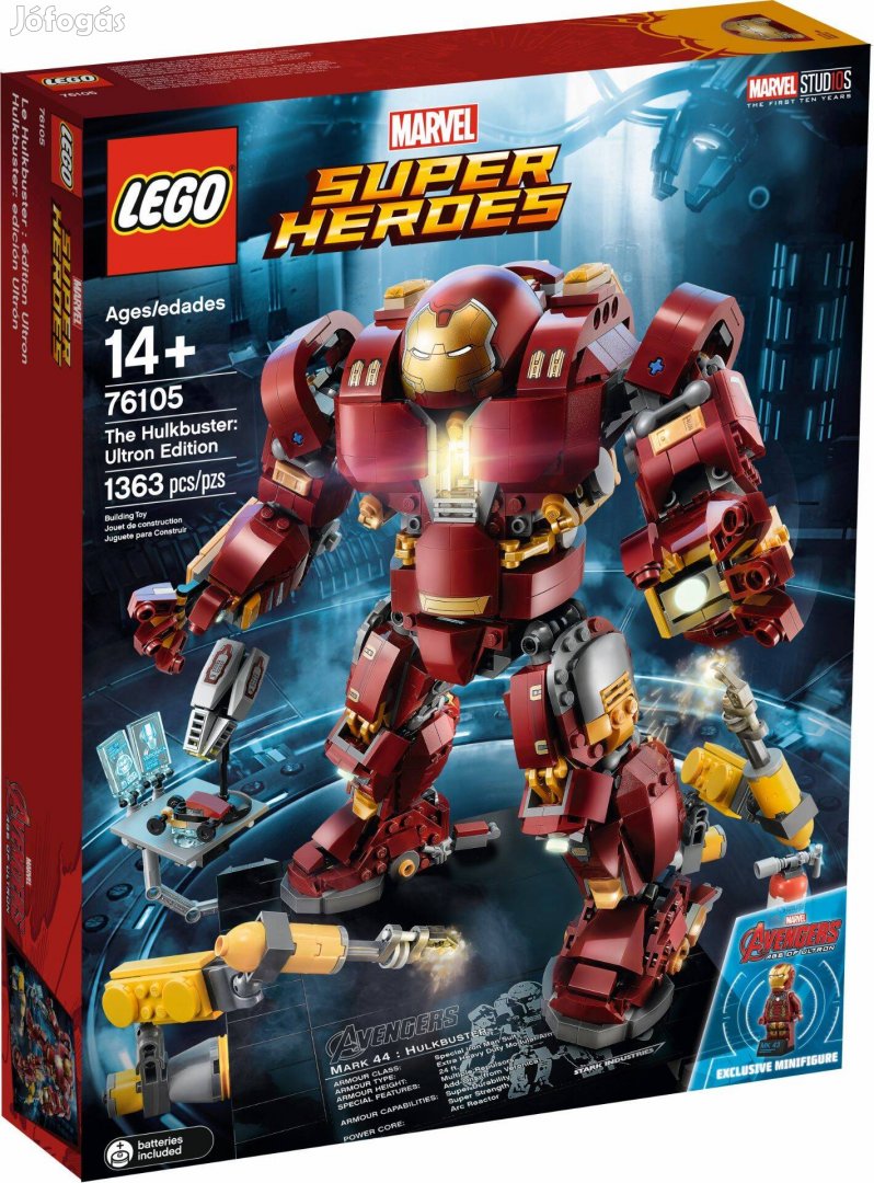 LEGO Marvel Super Heroes 76105 The Hulkbuster: Ultron Edition új, bont