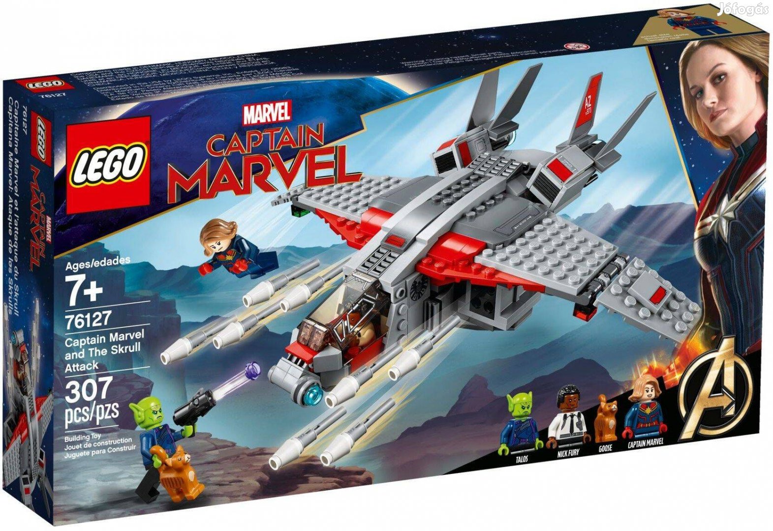 LEGO Marvel Super Heroes 76127 Captain Marvel and The Skrull Attack új