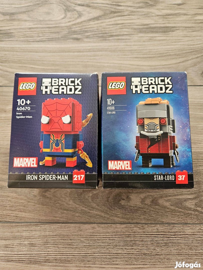 LEGO Marvel Super Heroes Brickheadz Vas Pókember 40670 Űrlord 41606 új