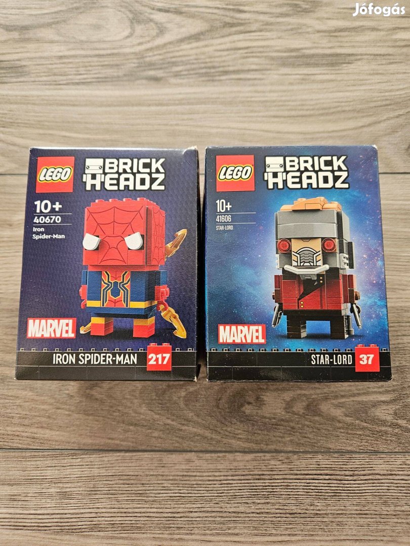 LEGO Marvel Super Heroes Brickheadz Vas Pókember 40670 Űrlord 41606 új