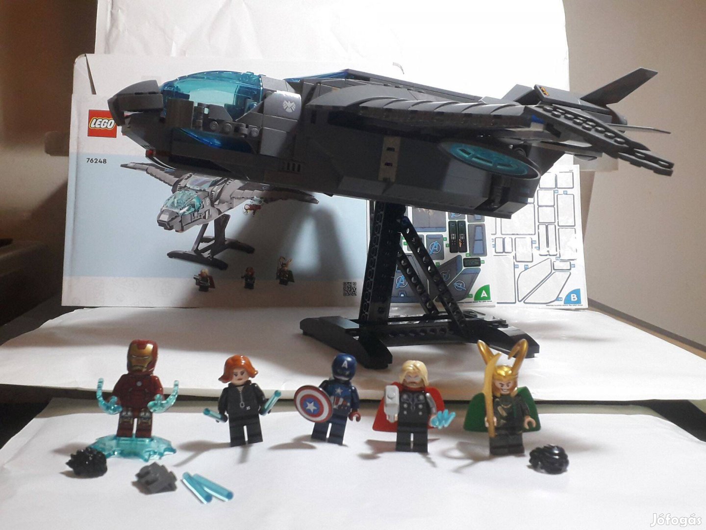 LEGO Marvel Superheroes 76248 The Avengers Quinjet 2023 komplett+doboz