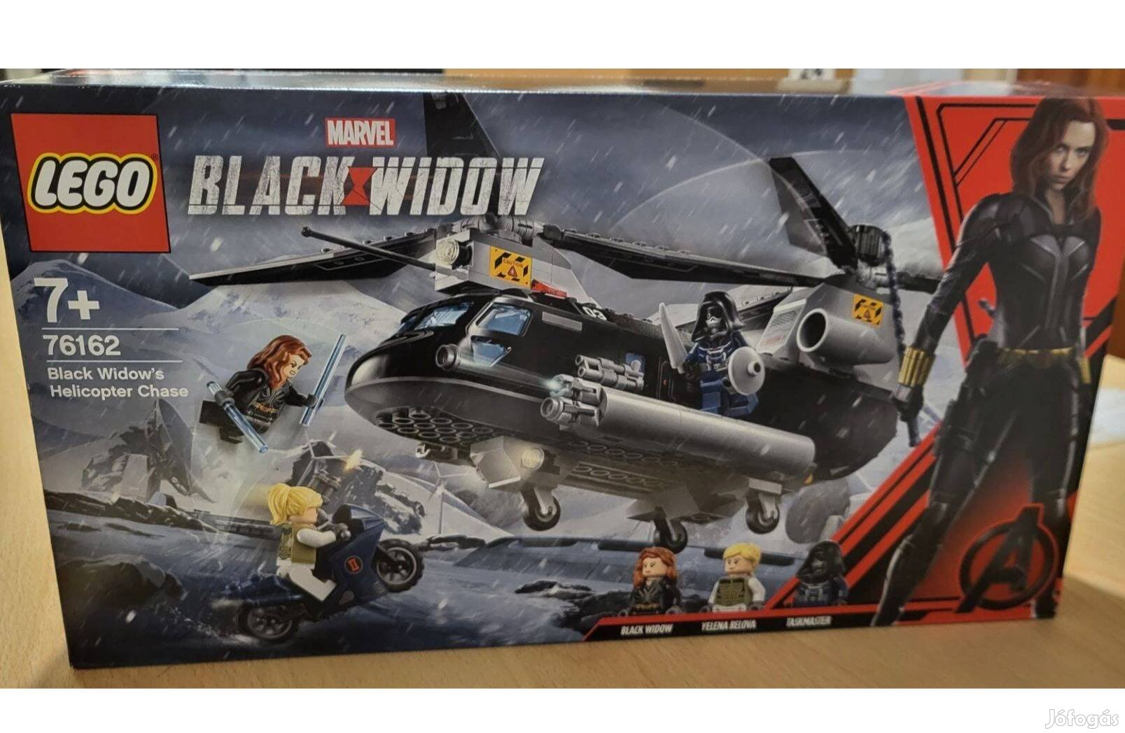 LEGO Marvel - A Fekete Özvegy helikopteres üld. 76162 új,