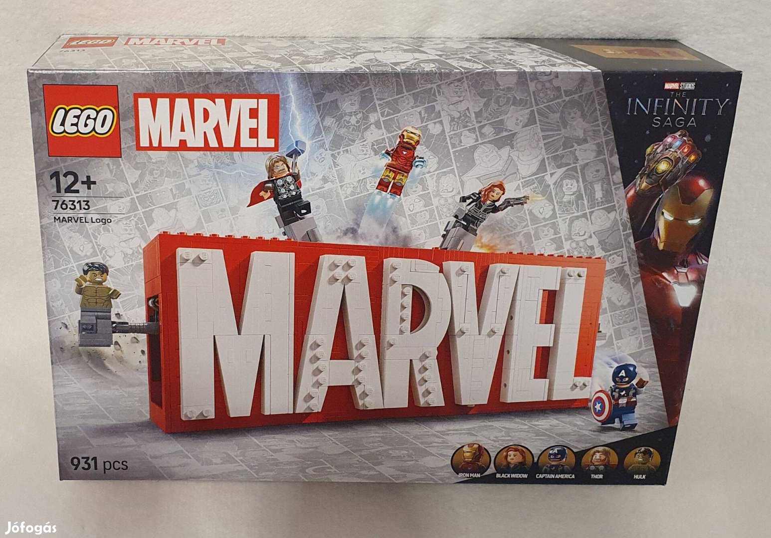 LEGO Marvel - Marvel logó és minifigurák (76313) Új!