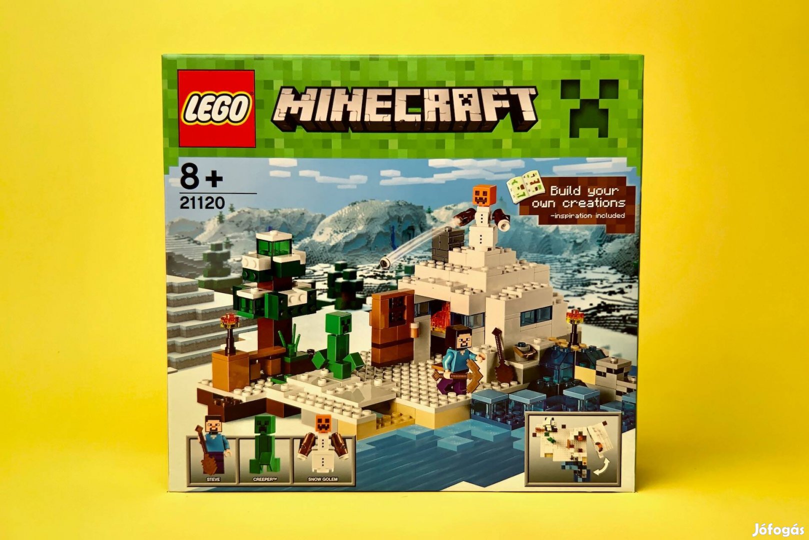 LEGO Minecraft 21120 The Snow Hideout, Uj, Bontatlan