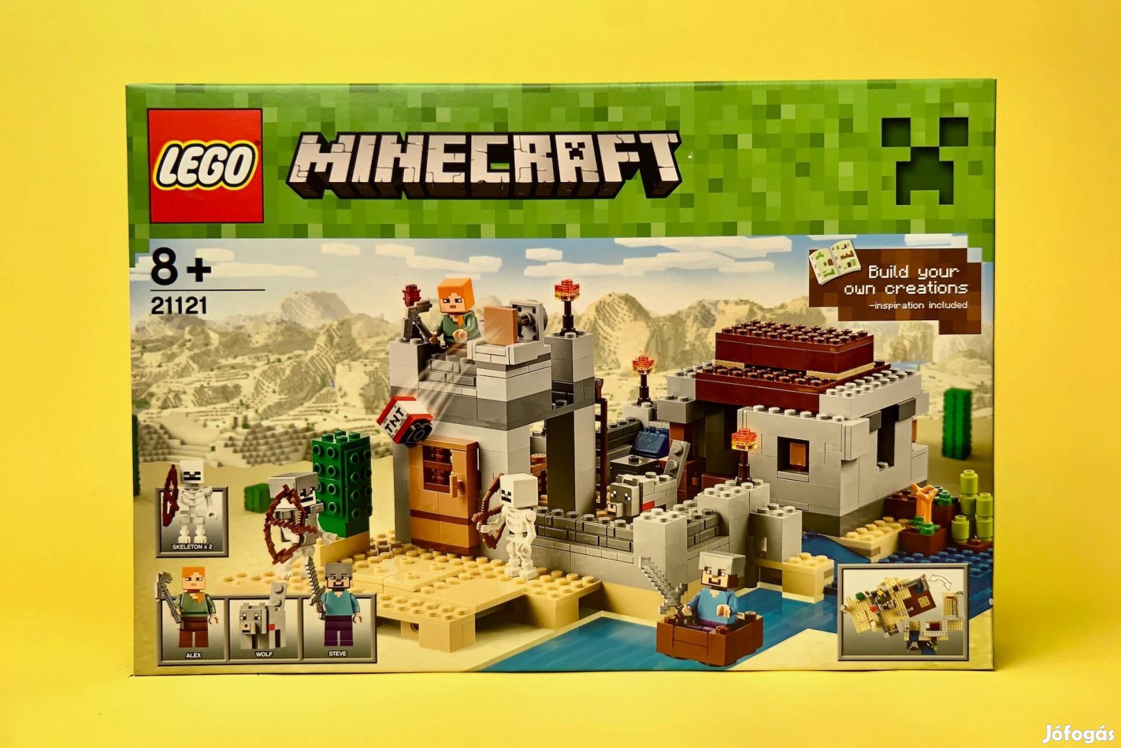 LEGO Minecraft 21121 The Desert Outpost, Uj, Bontatlan