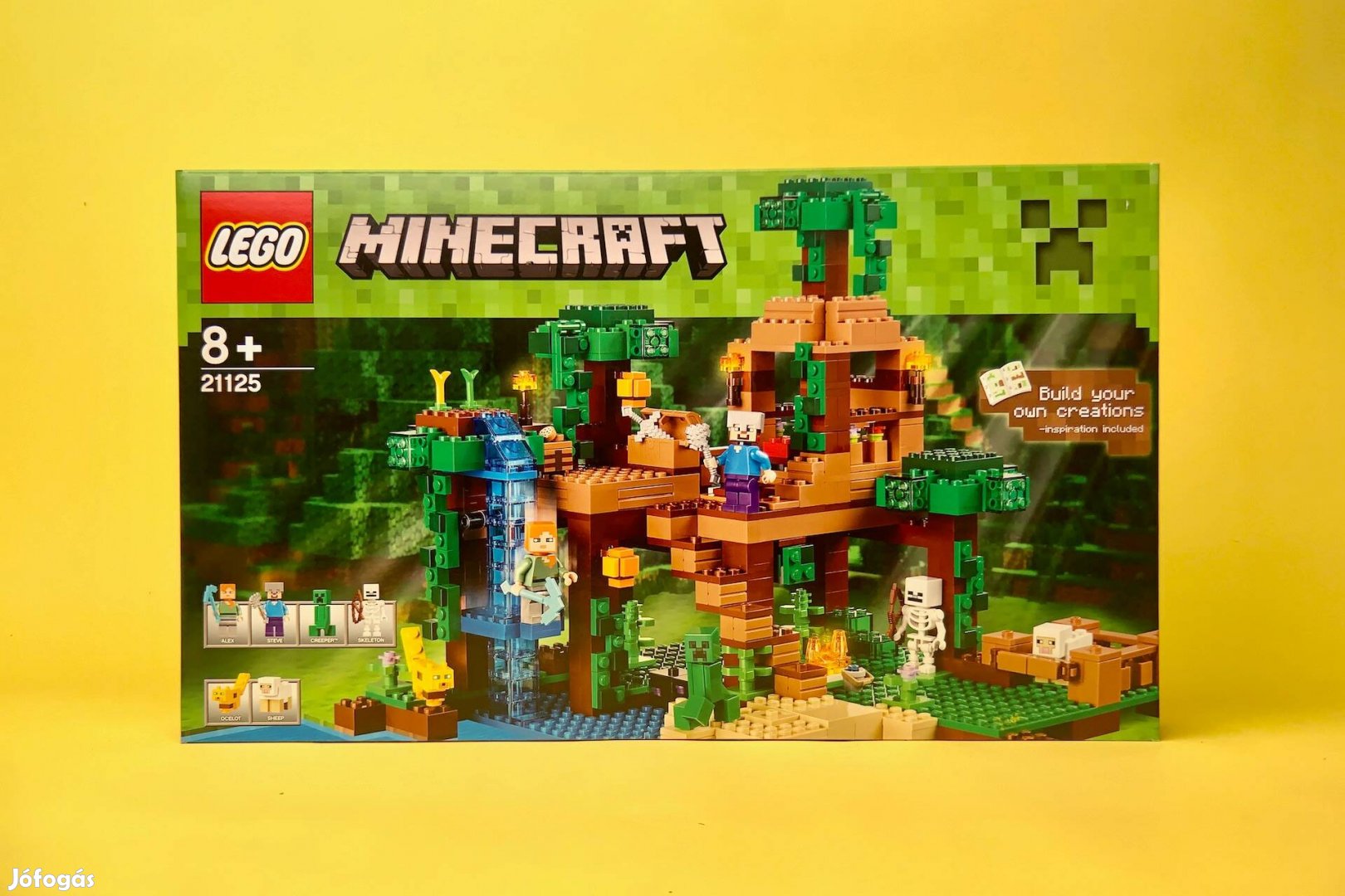 LEGO Minecraft 21125 Lombház a dzsungelben, Uj, Bontatlan