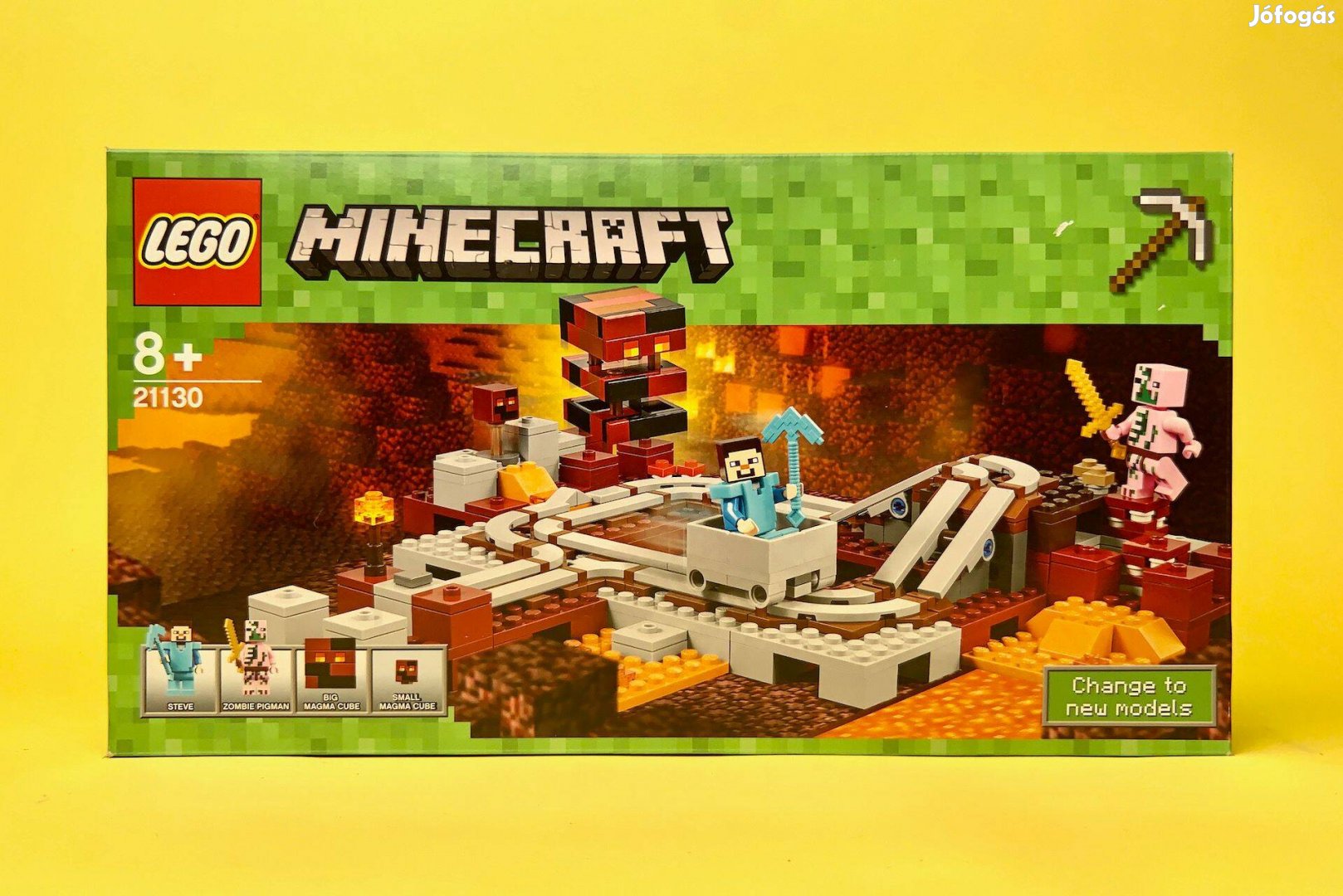 LEGO Minecraft 21130 The Nether Railway, Új, Bontatlan