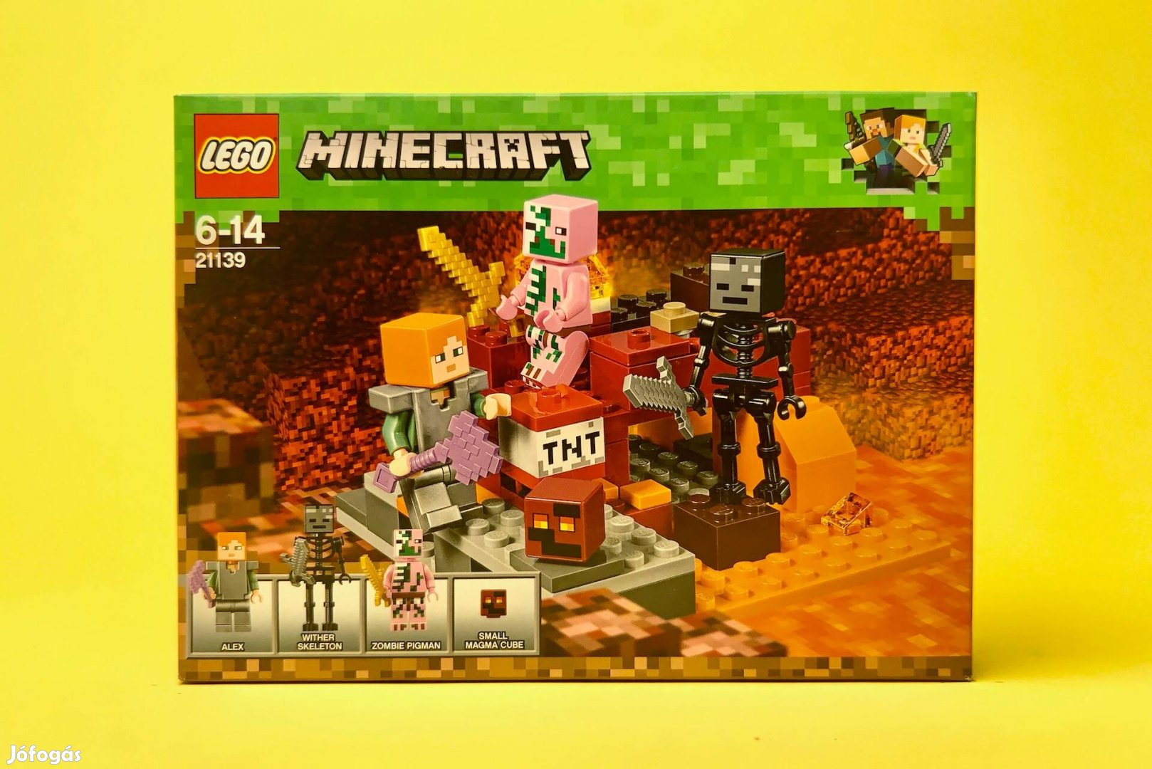 LEGO Minecraft 21139 The Nether Fight, Új, Bontatlan