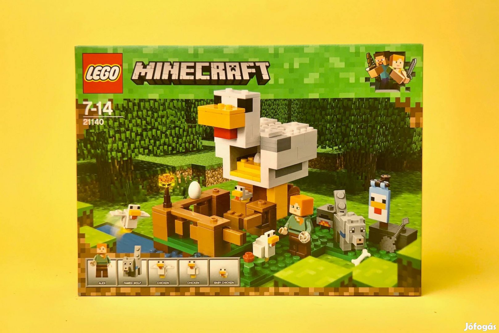 LEGO Minecraft 21140 The Chicken Coop, Uj, Bontatlan