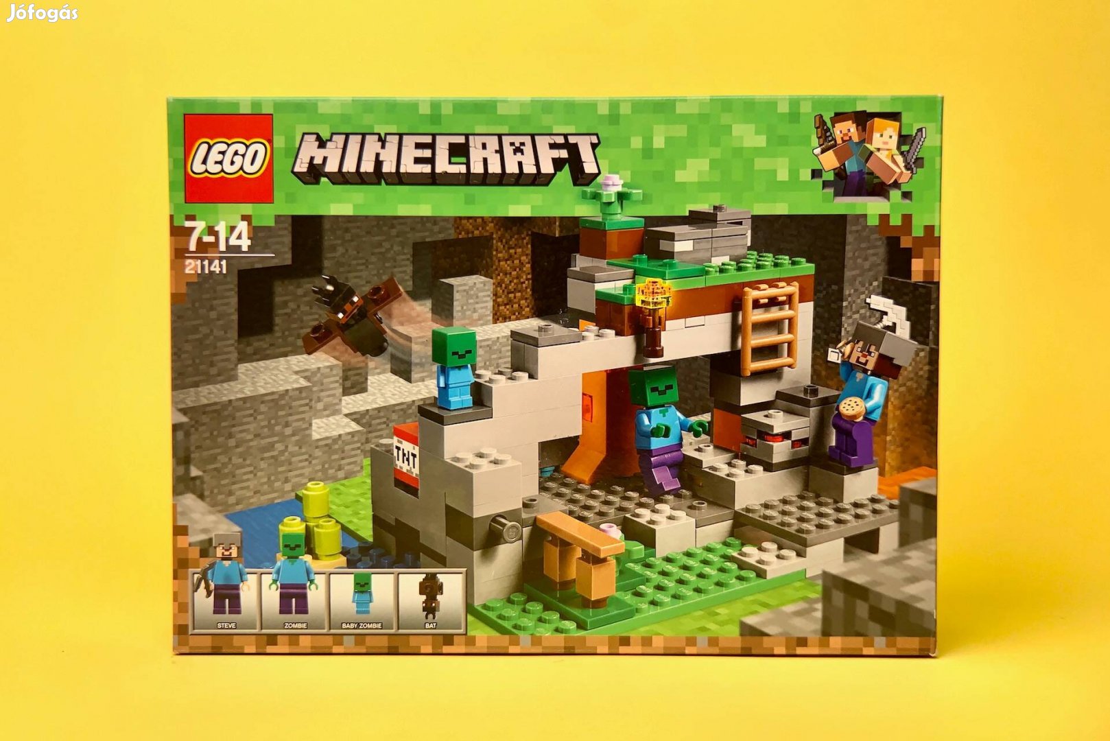 LEGO Minecraft 21141 Zombibarlang, Uj, Bontatlan