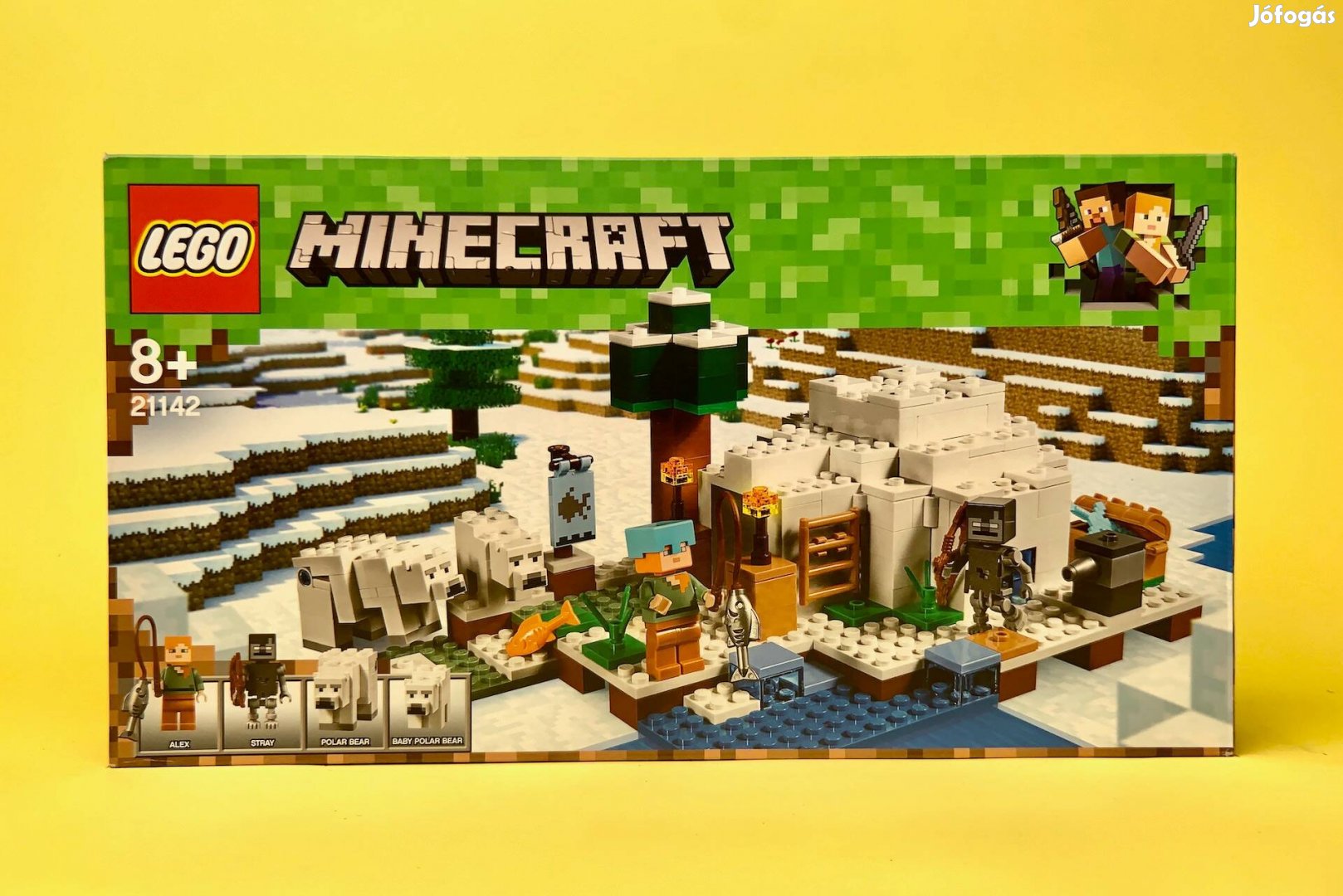 LEGO Minecraft 21142 The Polar Igloo, Uj, Bontatlan