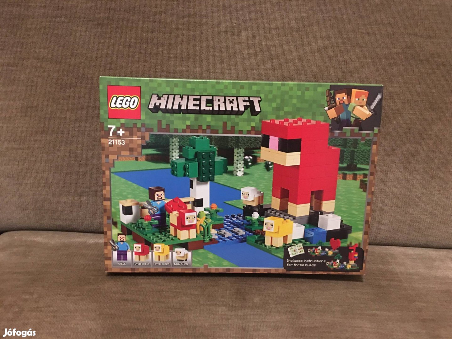 LEGO Minecraft 21153 A gyapjúfarm Új, bontatlan