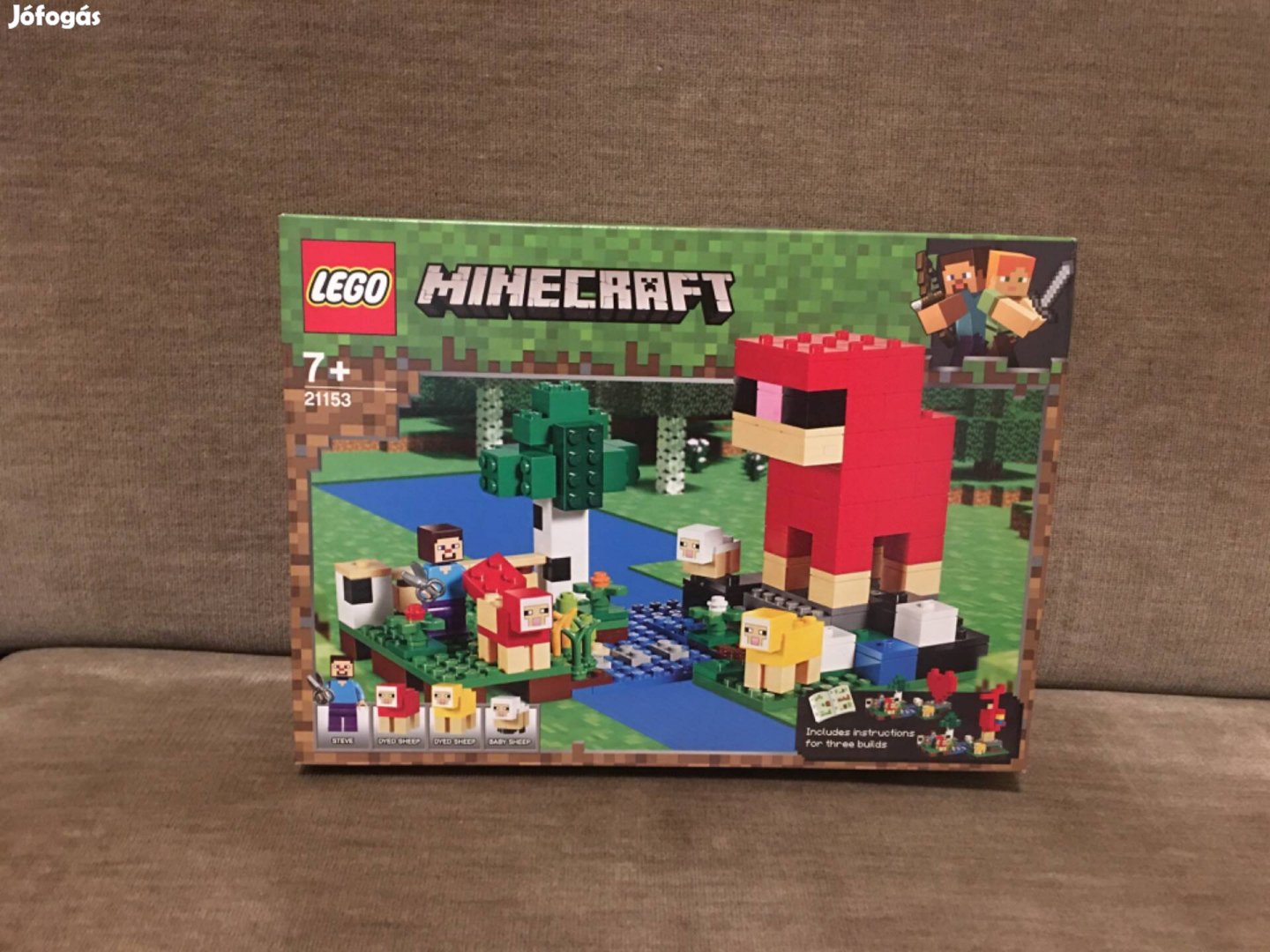 LEGO Minecraft 21153 A gyapjúfarm Új, bontatlan