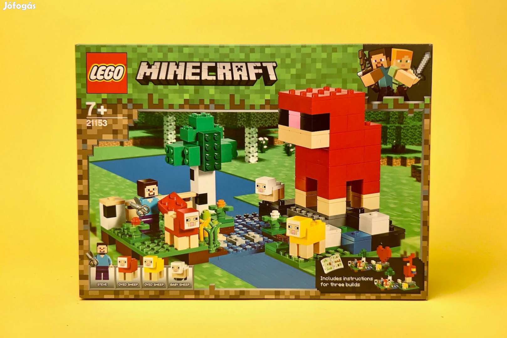 LEGO Minecraft 21153 A gyapjúfarm, Uj, Bontatlan
