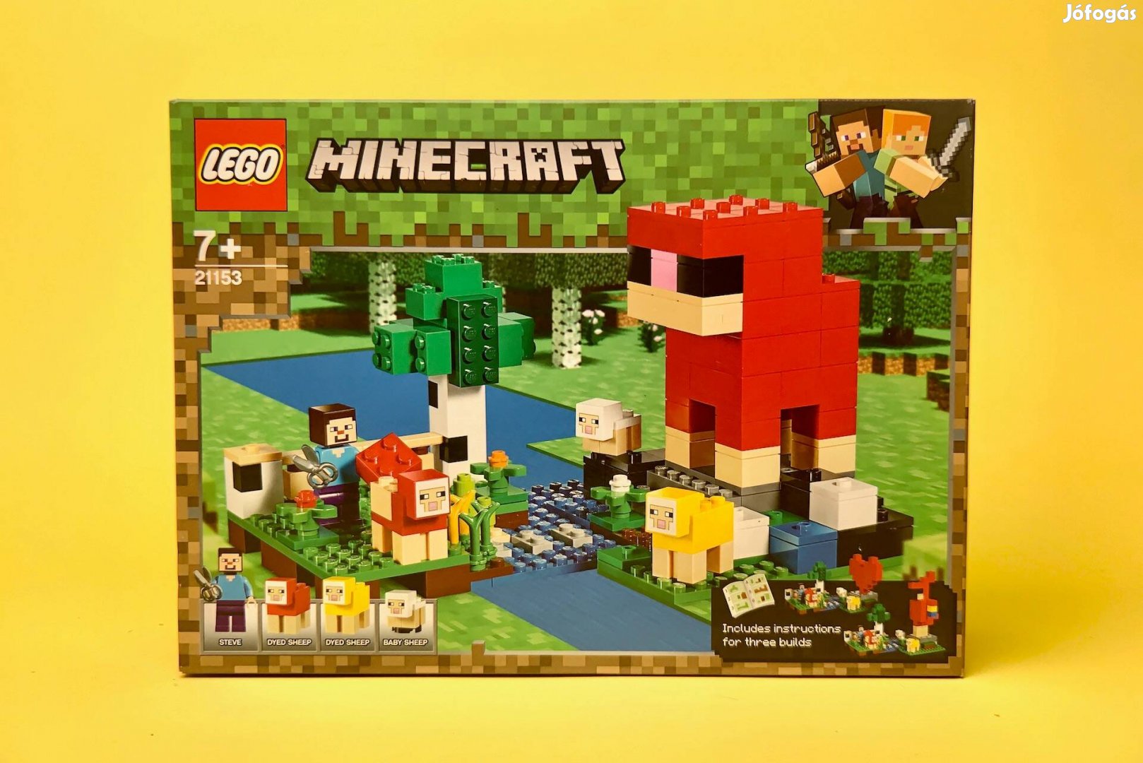 LEGO Minecraft 21153 The Wool Farm, Uj, Bontatlan