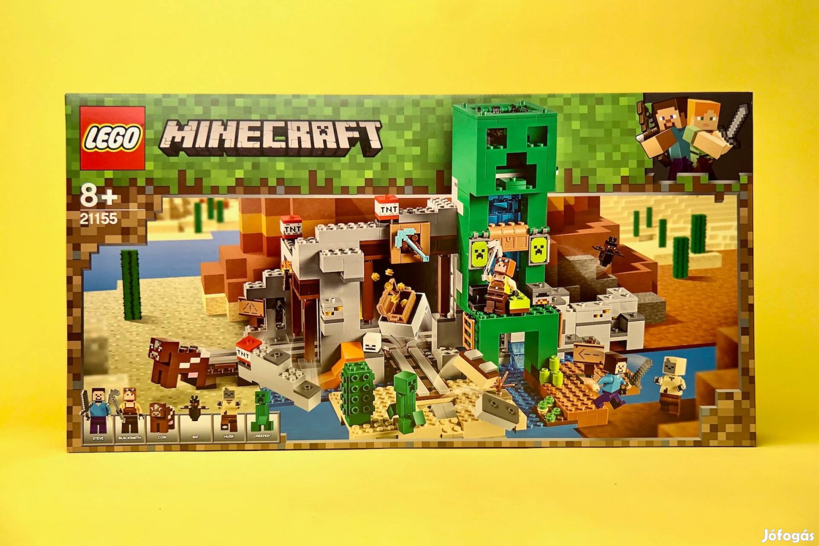 LEGO Minecraft 21155 The Creeper Mine, Új, Bontatlan