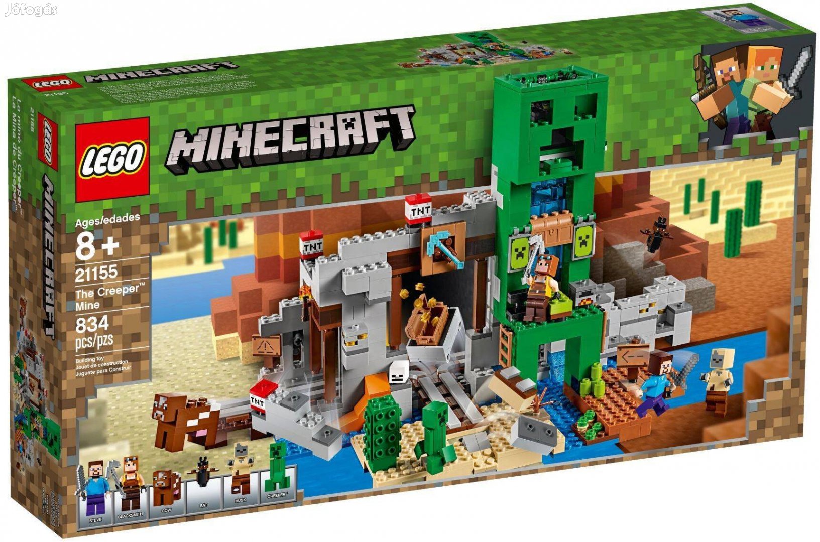 LEGO Minecraft 21155 The Creeper Mine új, bontatlan