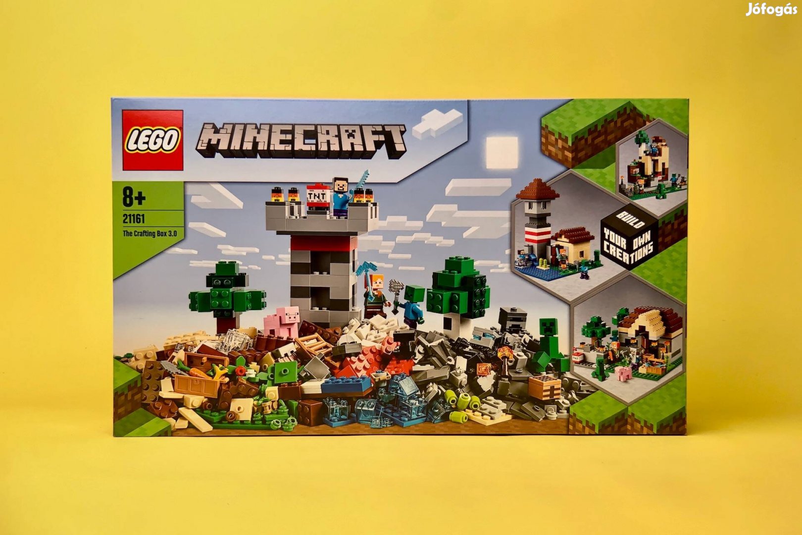 LEGO Minecraft 21161 Crafting láda 3.0, Új, Bontatlan