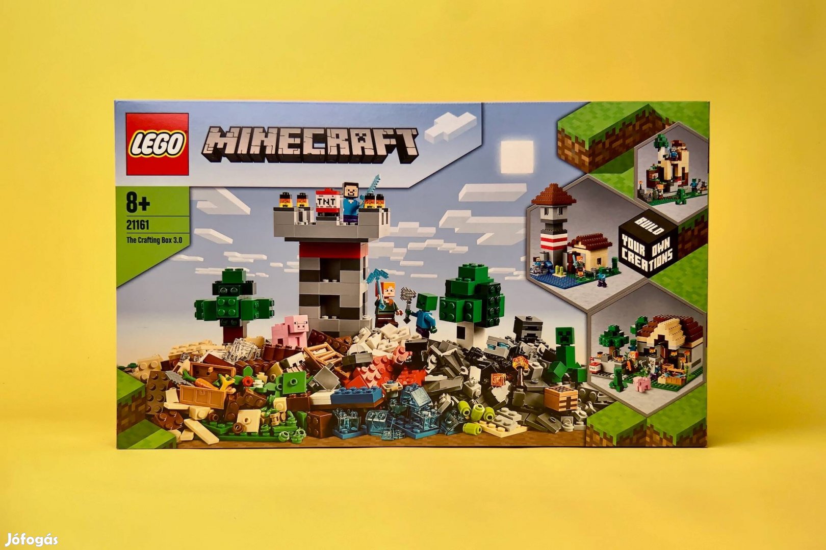 LEGO Minecraft 21161 The Crafting Box 3.0, Új, Bontatlan